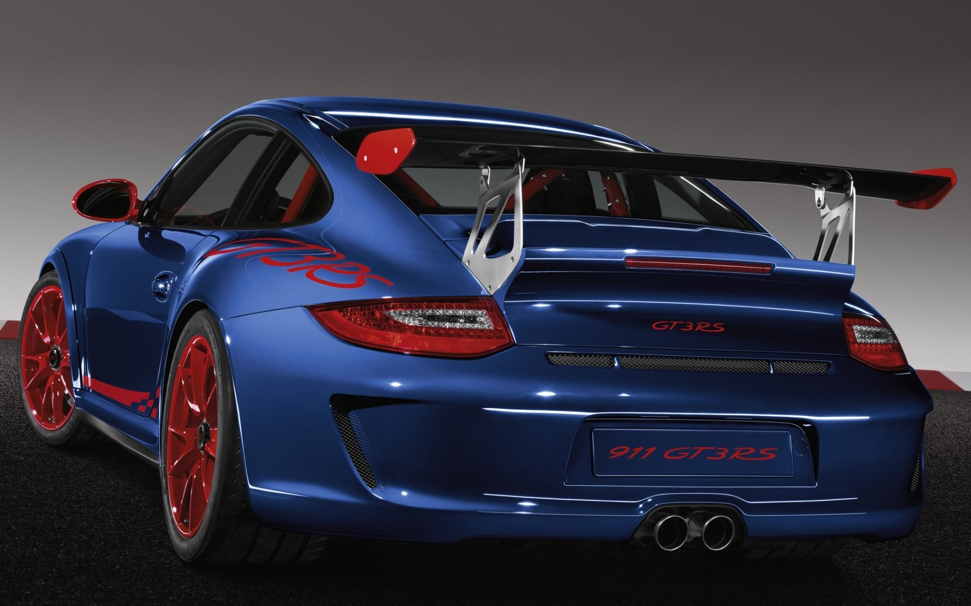 porsche 911 gt3 рс порше гт3 суперкар вид сзади