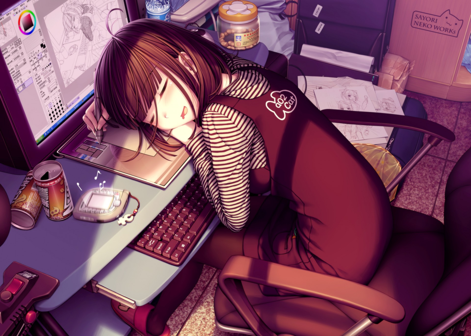 computer nekoworks sayori sonno tagme