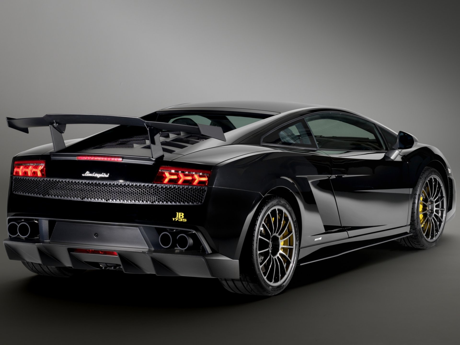 lamborghini gallardo lp570-4 blancpain edition черный задок ламборгини