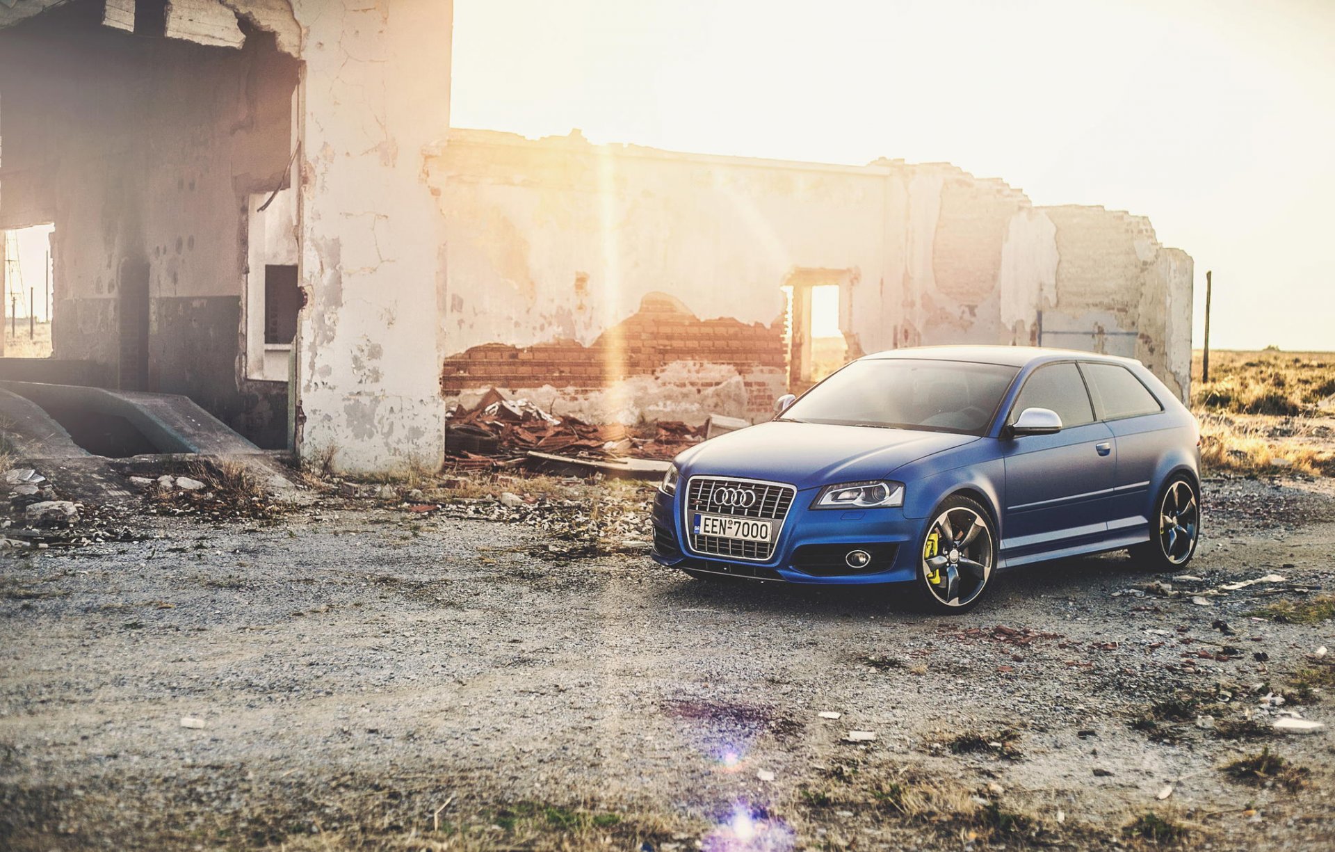 audi s3 tuning audi blau sonne strahlen