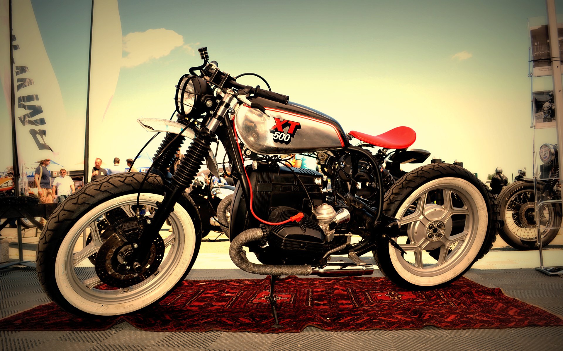 bmw xt500 cafe racer motorrad