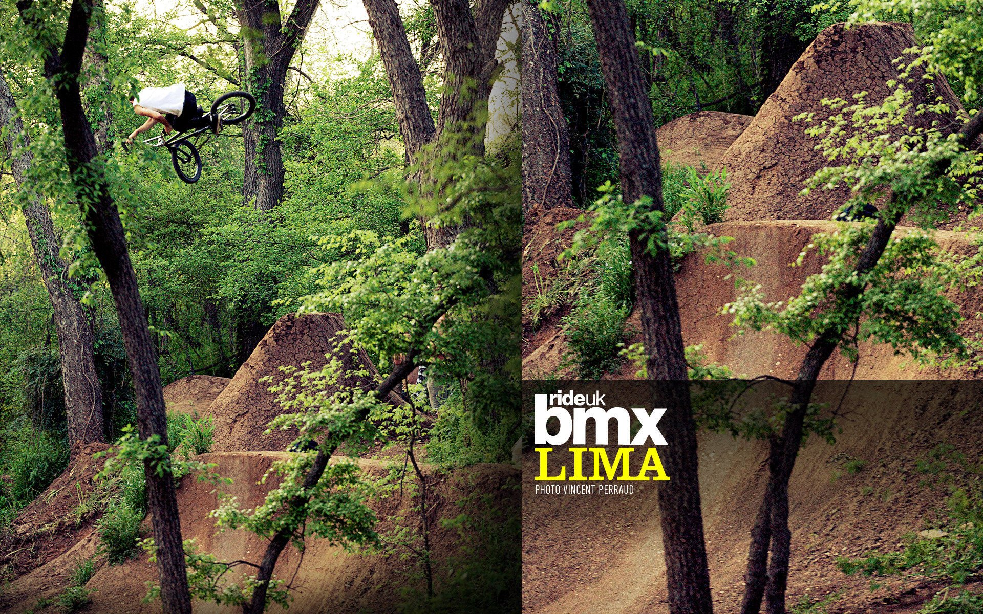 dert bmx dirt lima ciclismo sport paesaggio alberi rocce scogliera boschetti natura