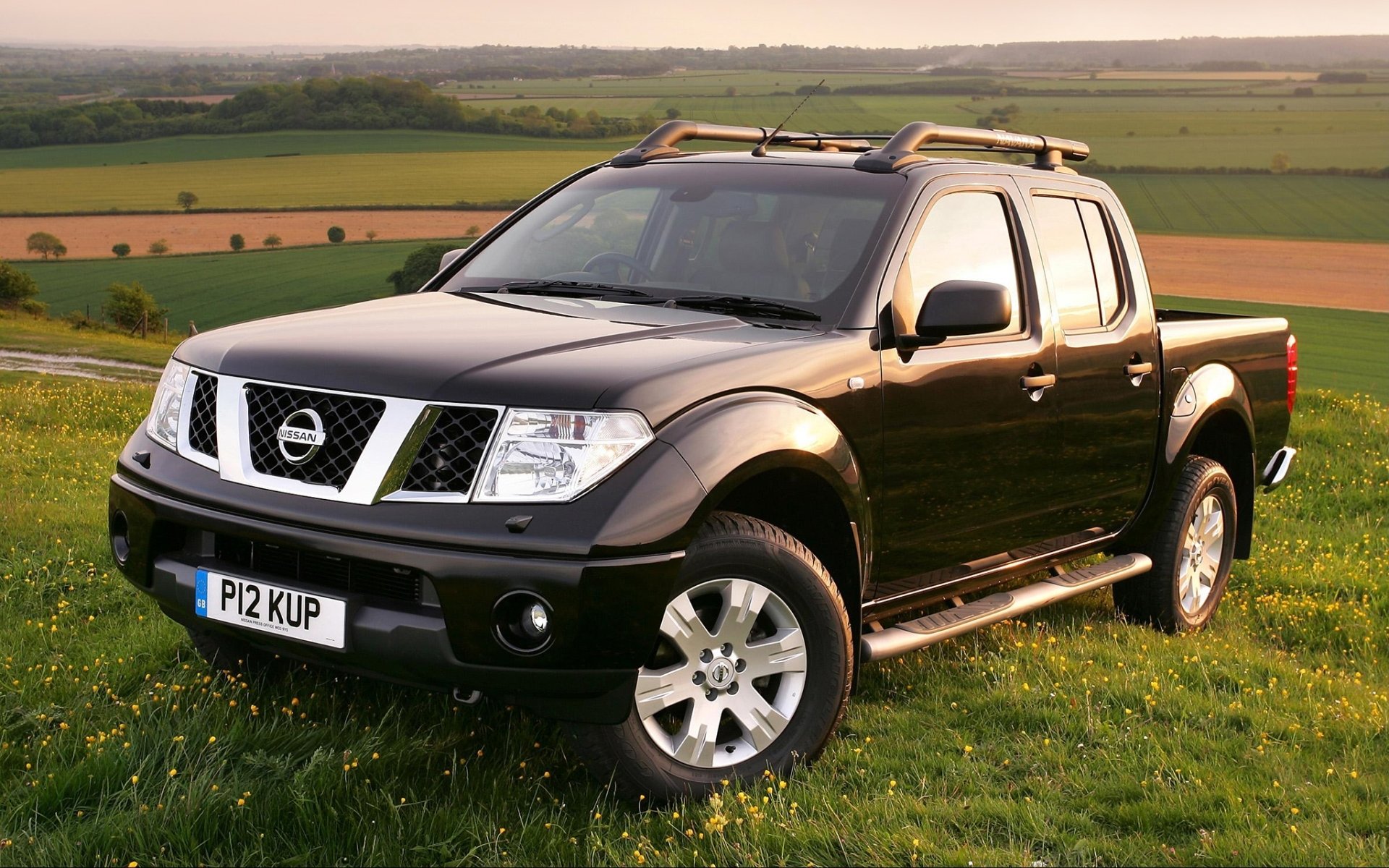 nissan navara double cab nissan pickup truck landscape