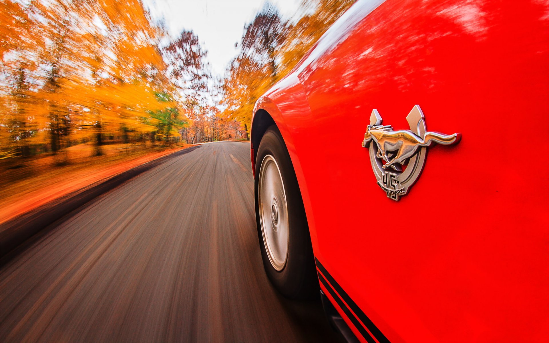 mustang road background