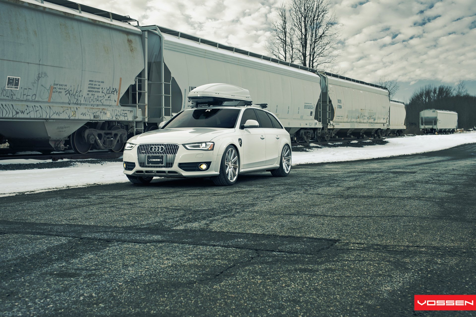 audi vossen räder auto auto vor wagen