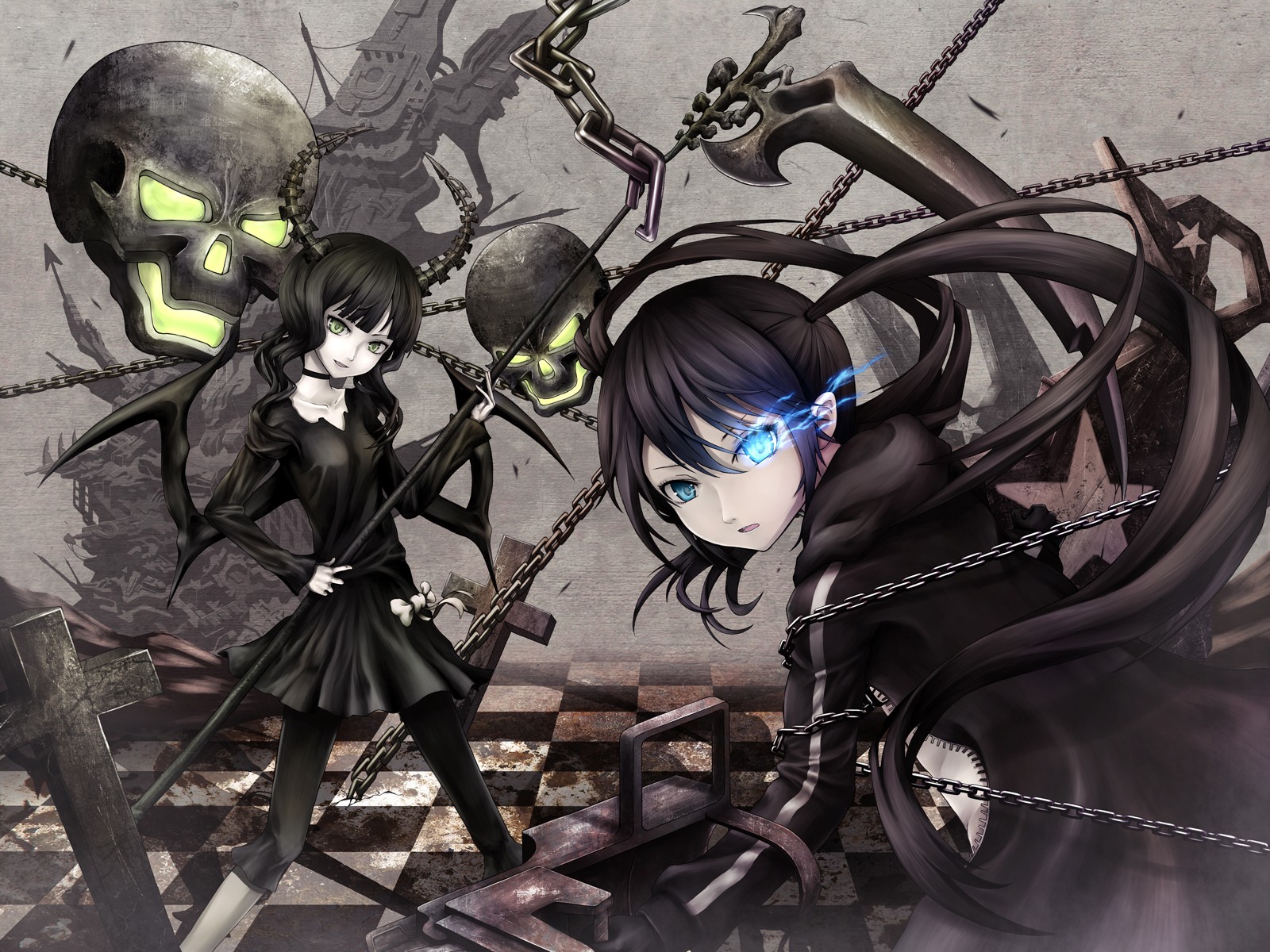 black rock shooter zmarł mistrz pistolet