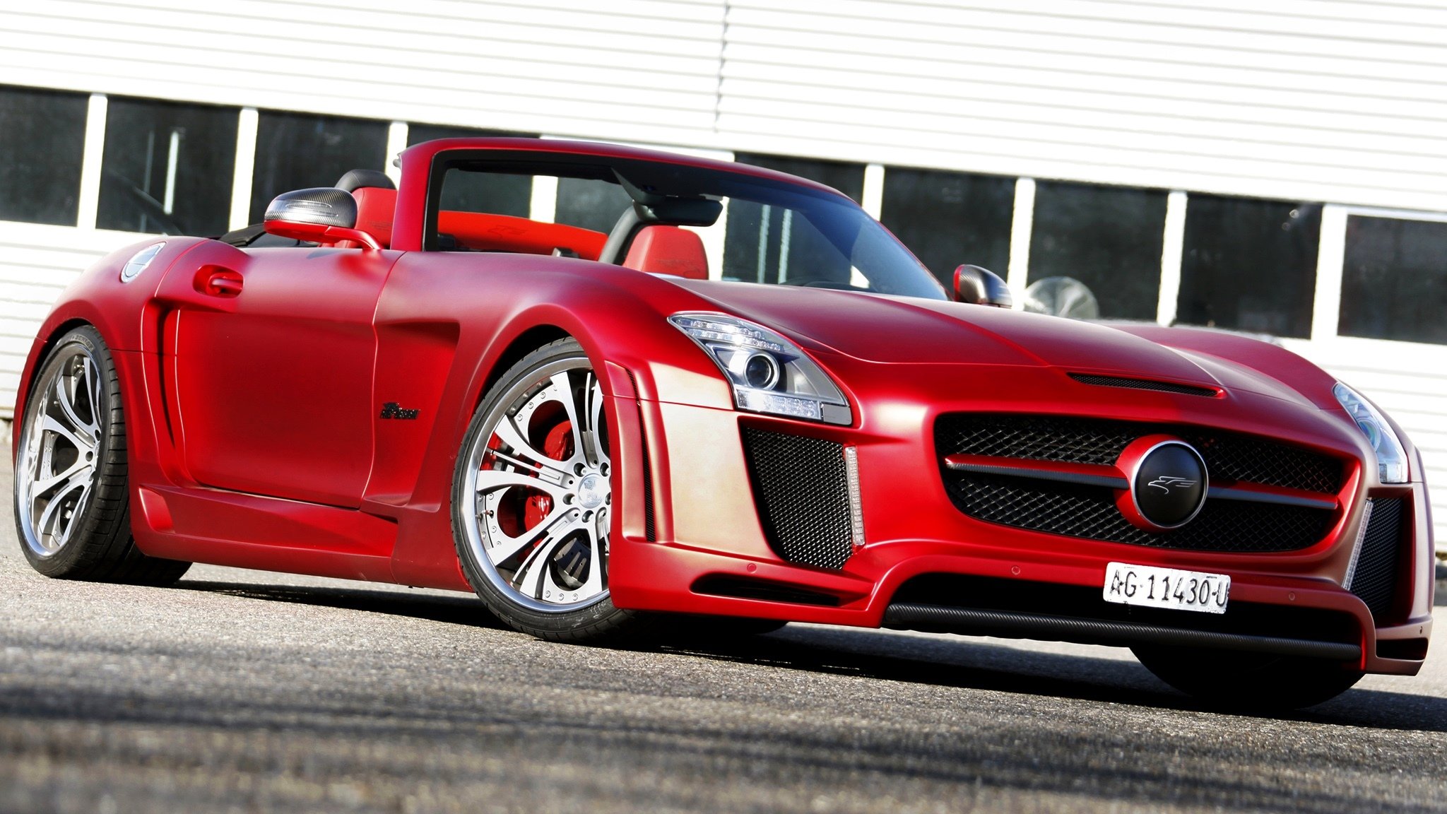 2013 fab design mercedes-benz sls 63 amg родстер jetstream r197 мерседес амг красная