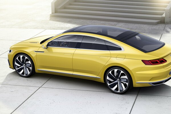 Volkswagen concept sport 2015 en version jaune