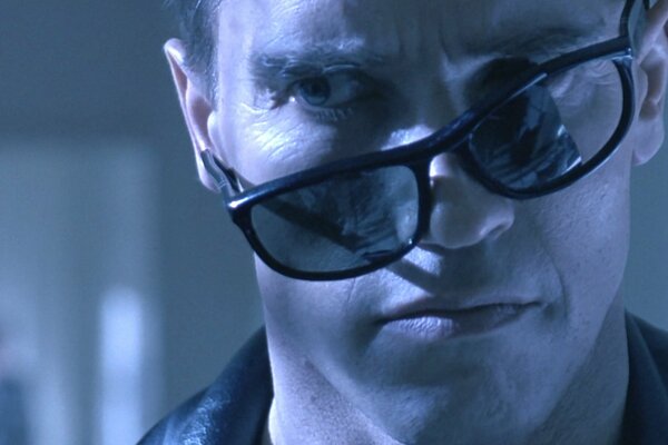 La mirada de Arnold Schwarzenegger como Terminator