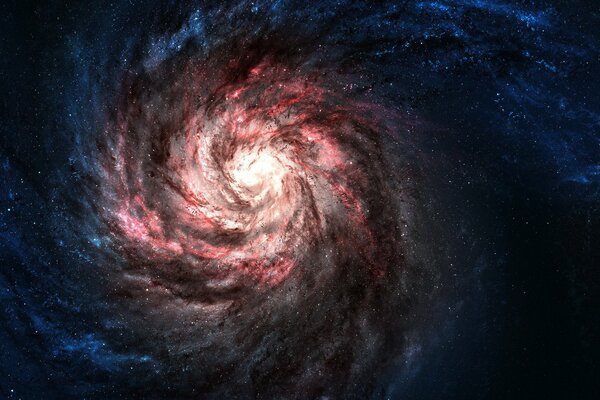 Невероятная красивая галактика, космическое пространство