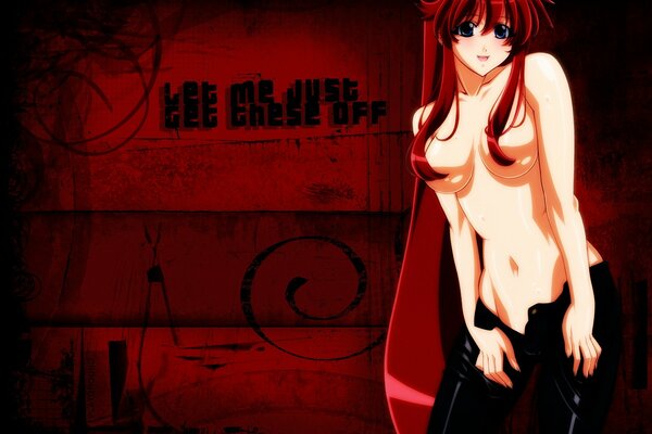 Anime Wandred, ragazza con i capelli rossi