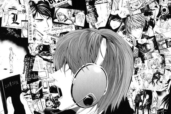 Death Note. death note. In cuffia