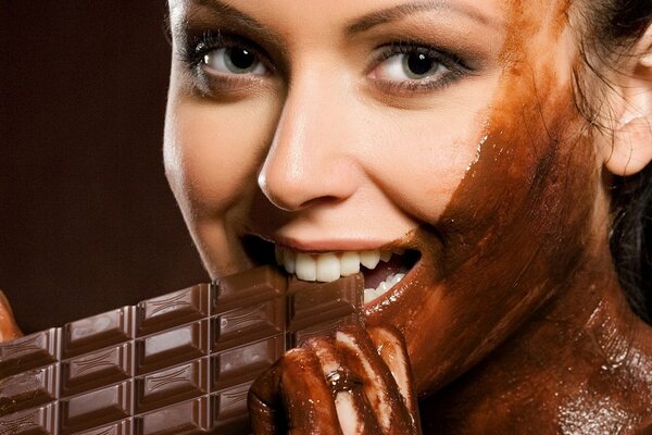 Portret dziewczyny z czekoladą