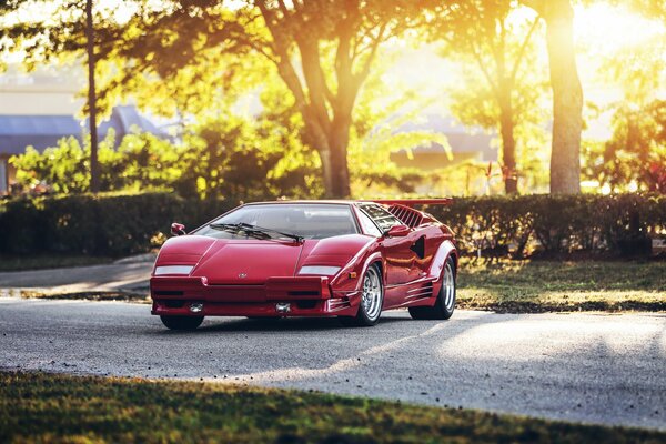 Lamborghini countatch rosso