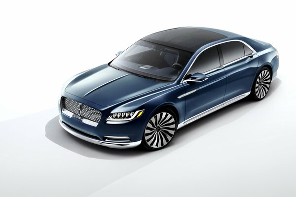 Lincoln 2015 voiture bleu