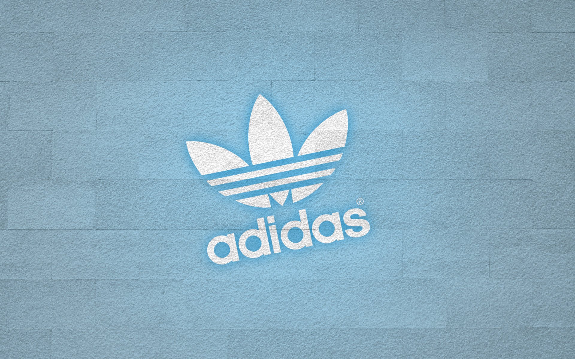 logo adidas mur inscription fond logo adidas emblèmes