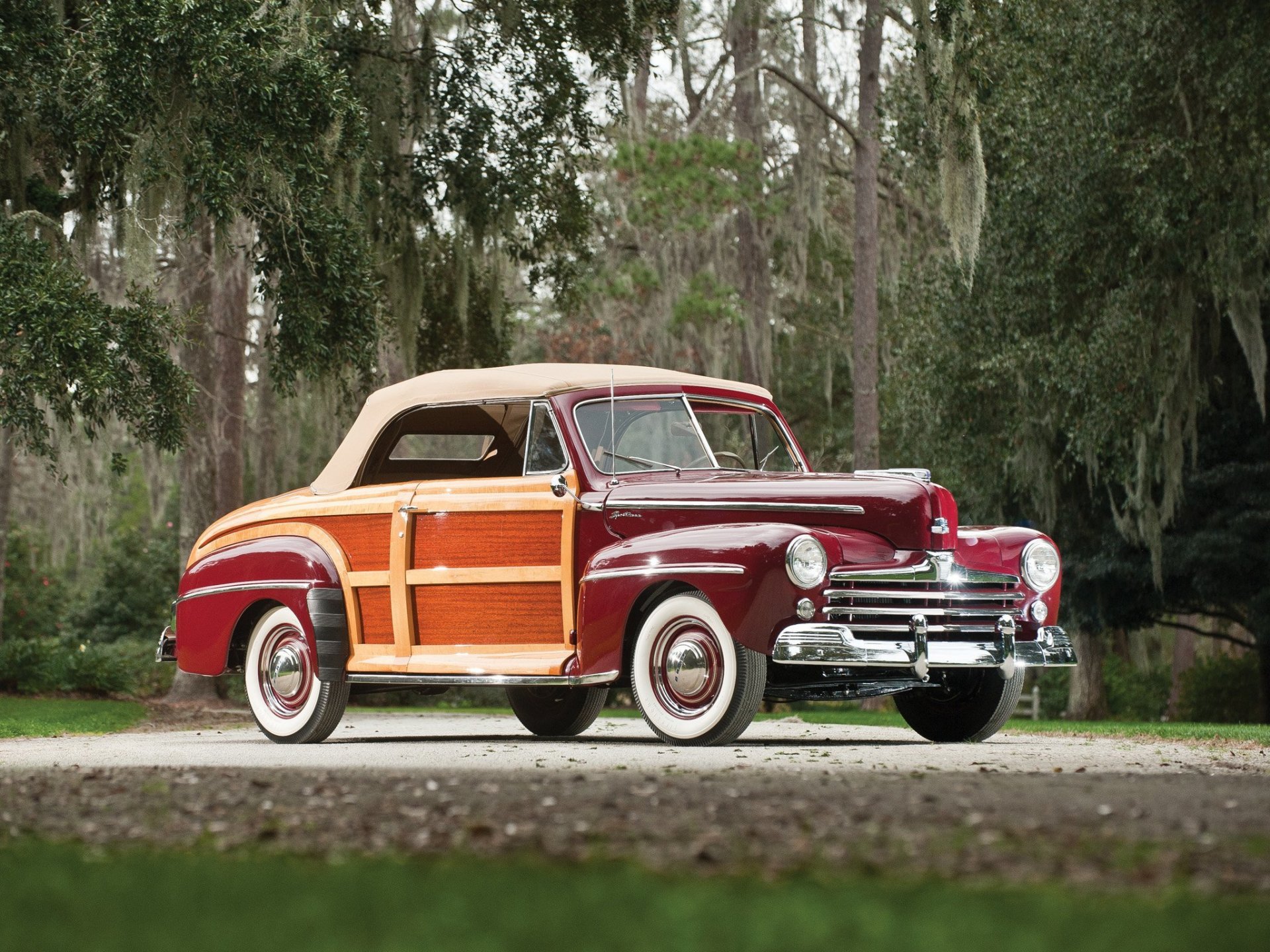 vehicles 1948 ford super deluxe sportsman convertible classic cars retro