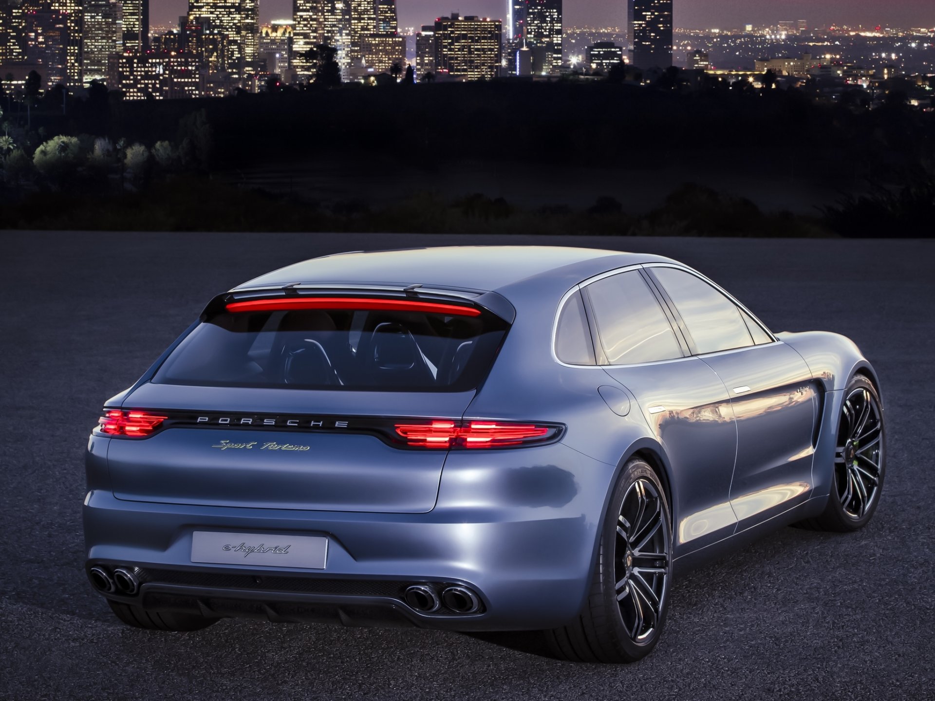 porsche panamera sport turismo konzept rückseite porsche