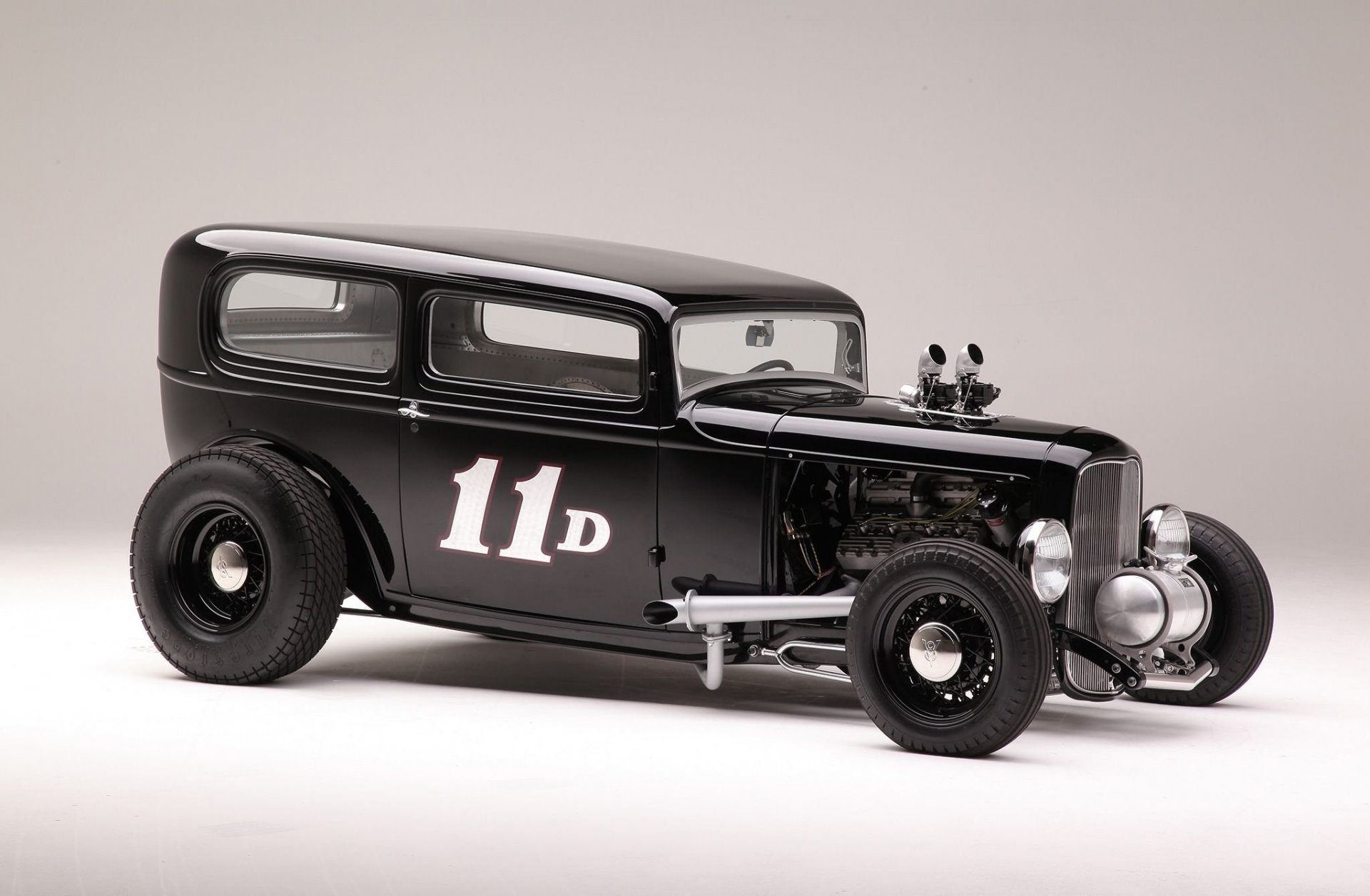 auto 1932 ford tudor limousine hot rod