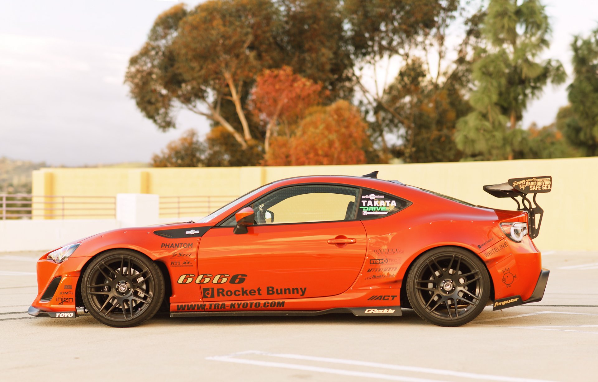 toyota scion fr-s orange tuning scion fr-s profil