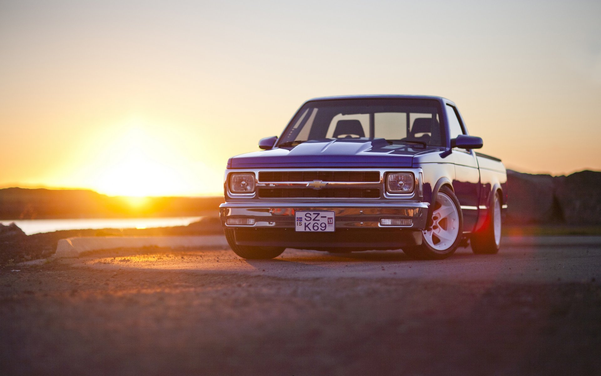 chevrolet s10 deportes puesta de sol