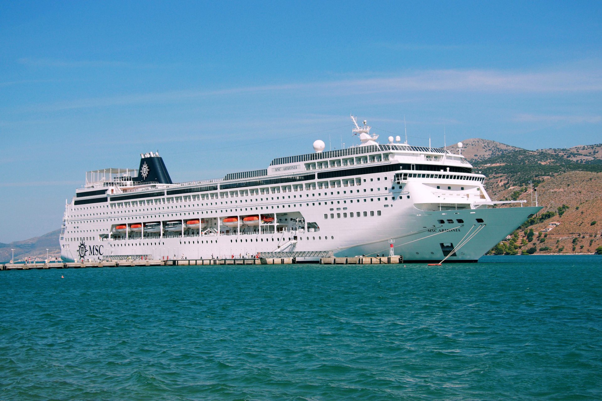 schiff liner kreuzfahrt himmel meer