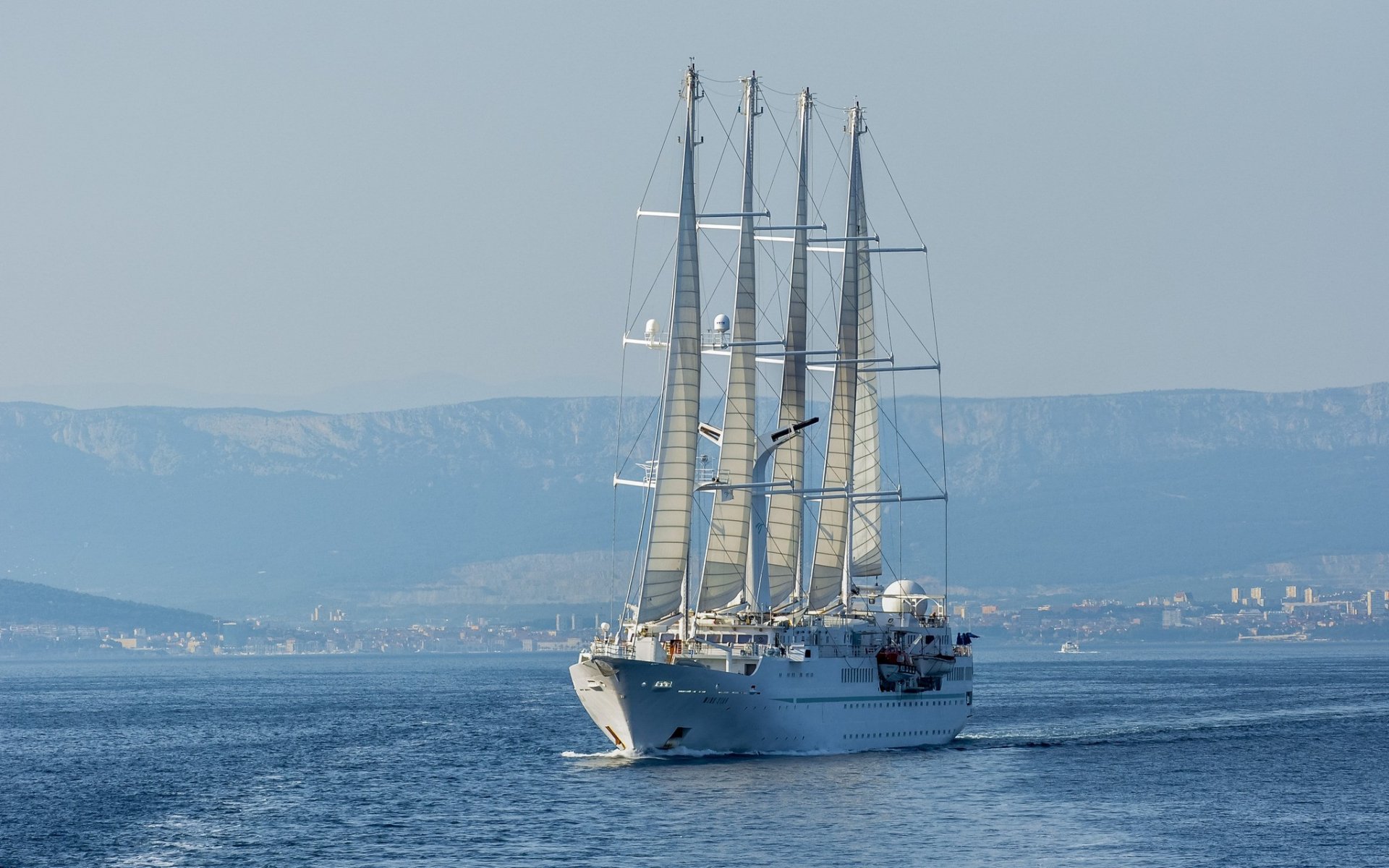 stella del vento mare adriatico croazia yacht a vela a 4 alberi yacht crociera mare