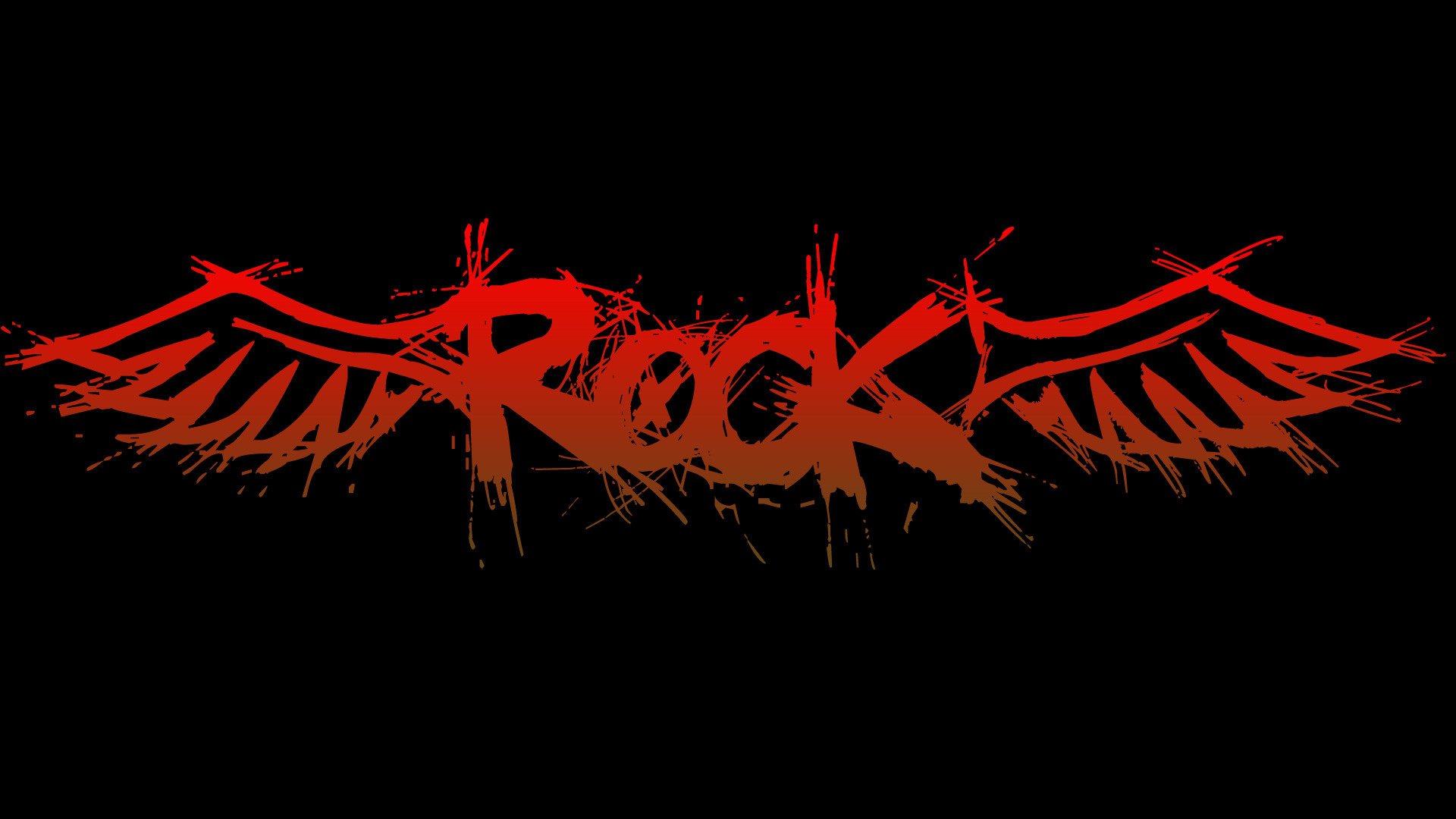 minimalismo rock rock ali lettering texture