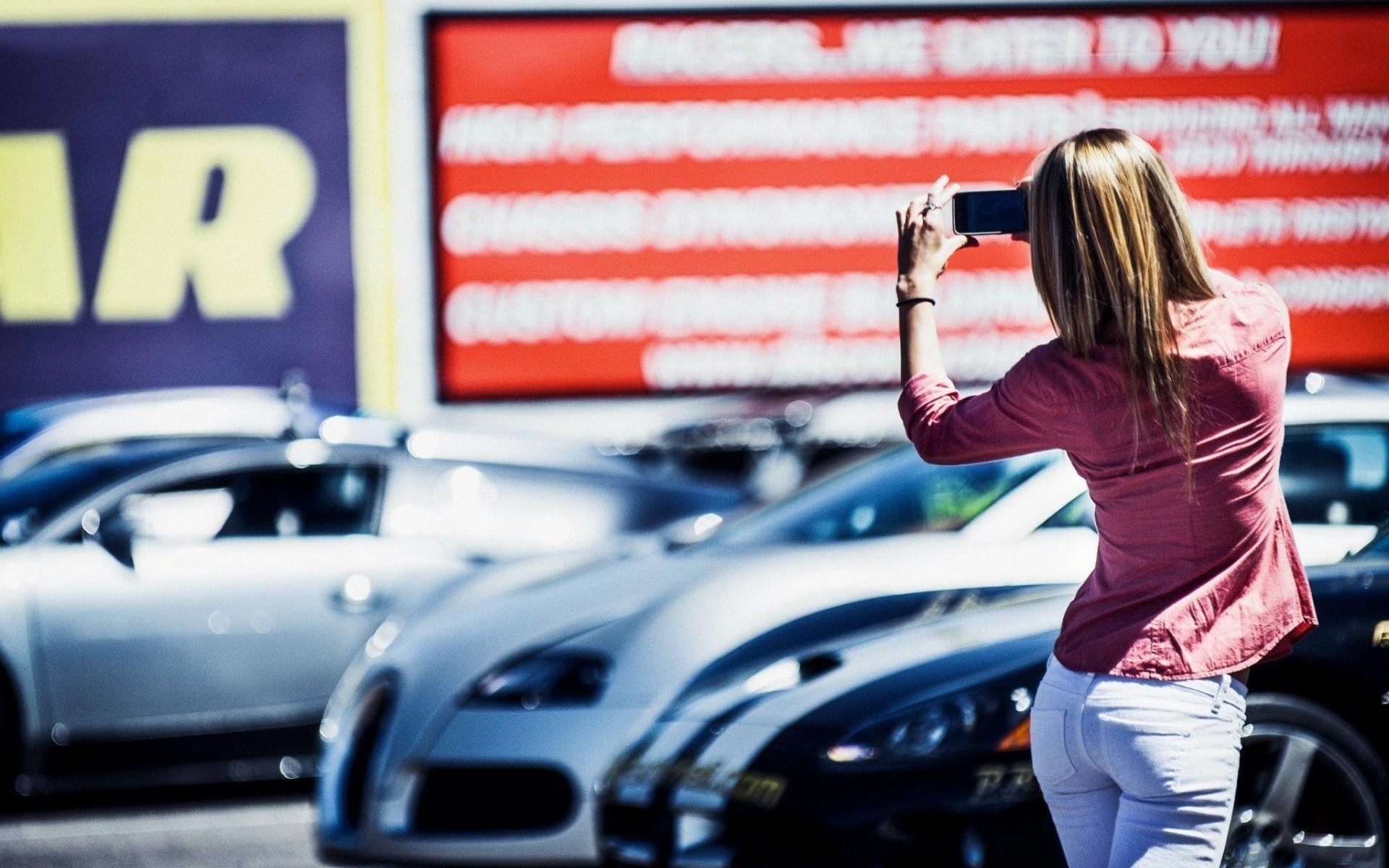 women photo lady car