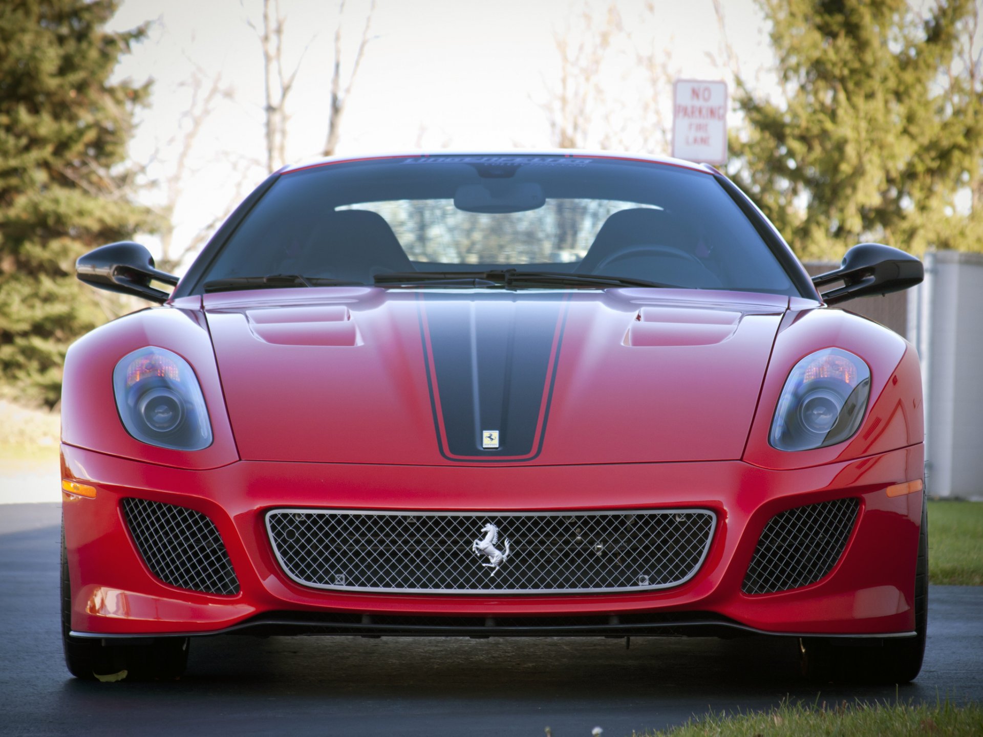 ferrari 599 gto red logo