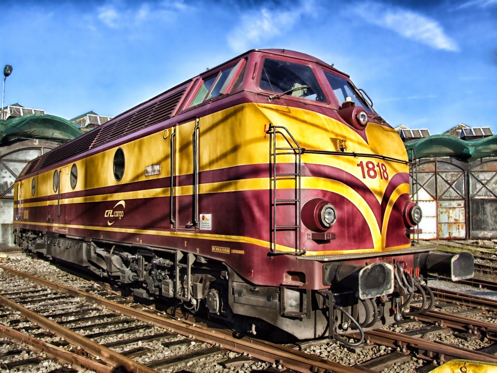 train station car steam engine steel road