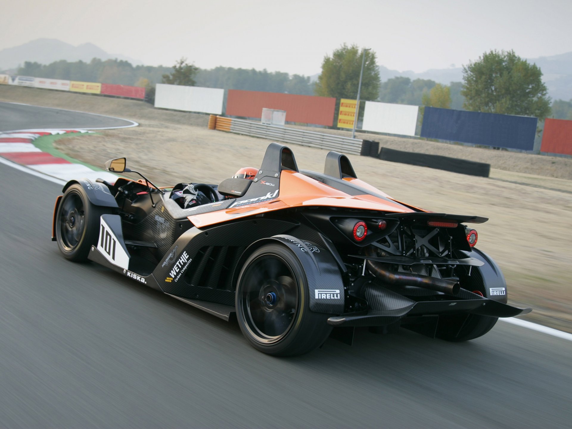 ktm x-bow gt4 coche pista velocidad