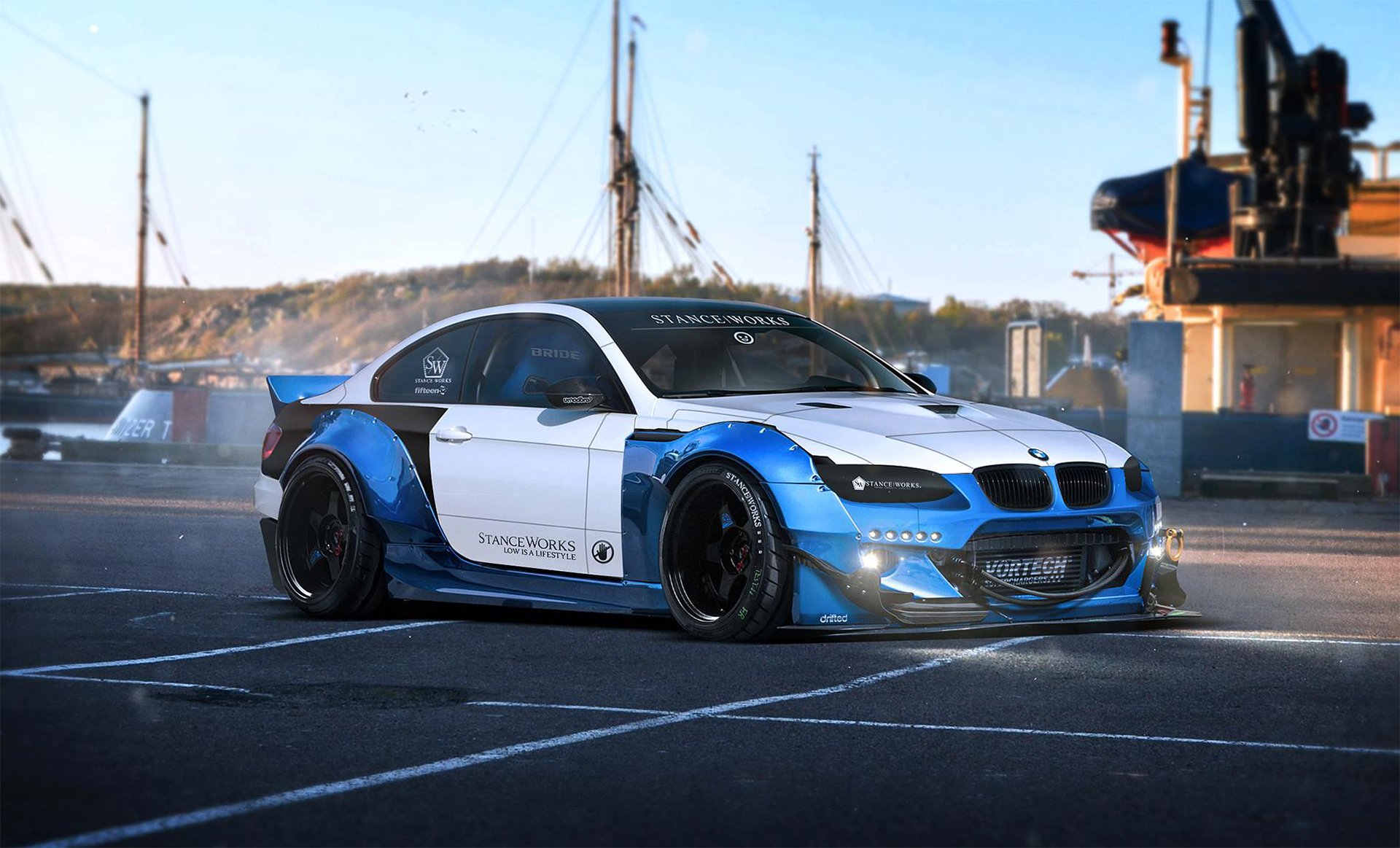 bmw m3 e92 stanceworks zestaw rb świadczenie przez khyzyl salem