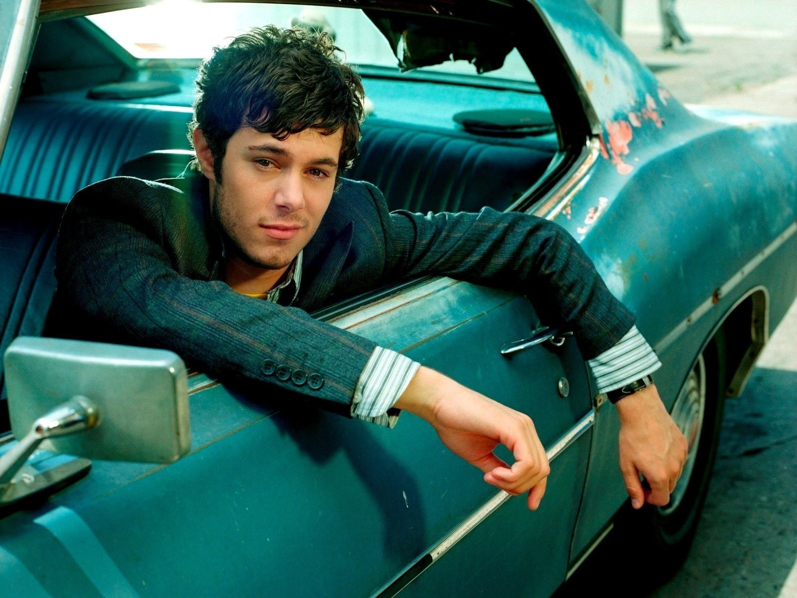 schauspieler adam brody auto blick augen gesicht porträt autos autos transport autos