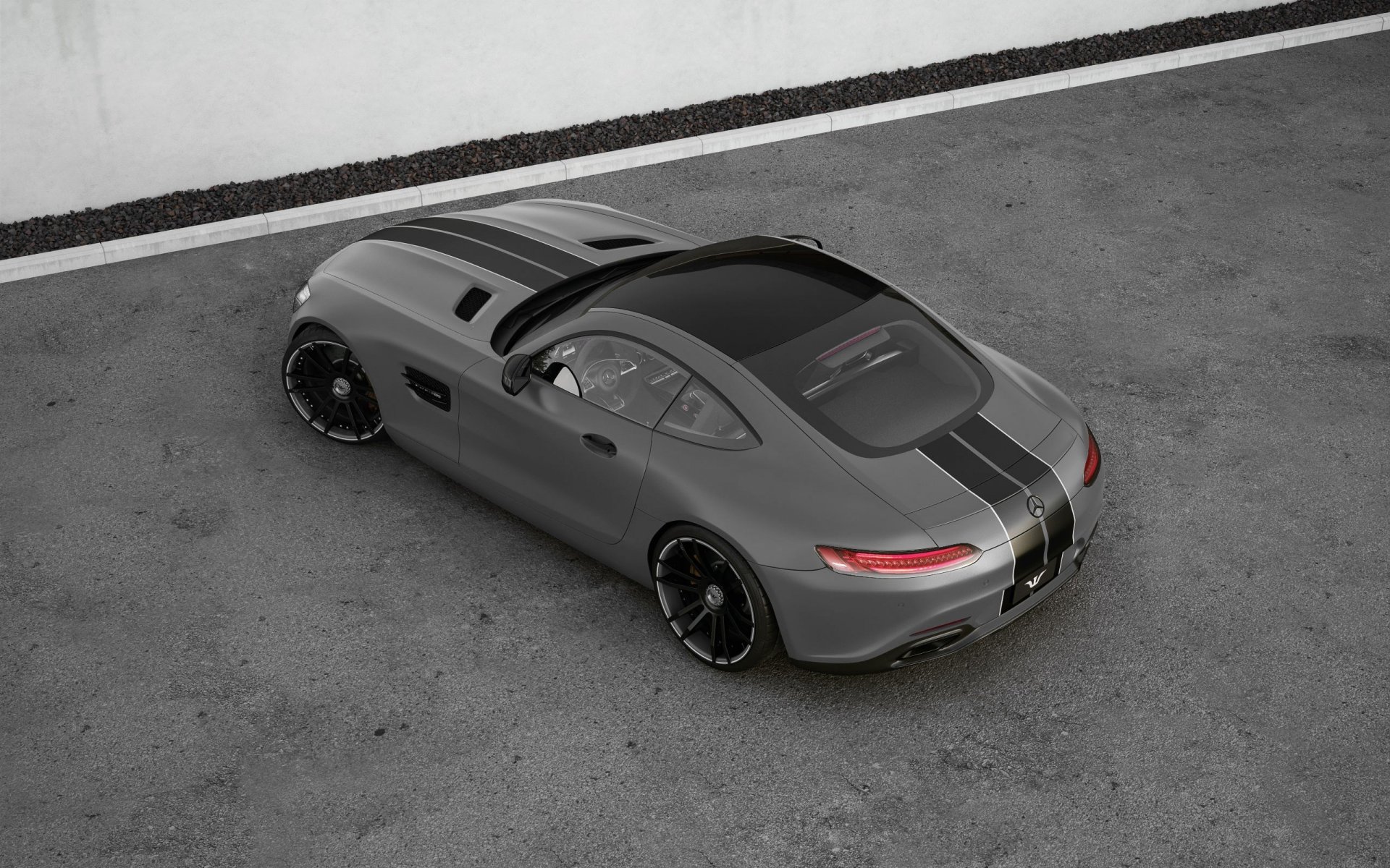 mercedes-benz amg gt tuned wheelsandmore 600hp gris popular trasero ver