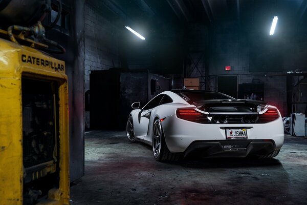 Mclaren tuned supercar photo from the rear
