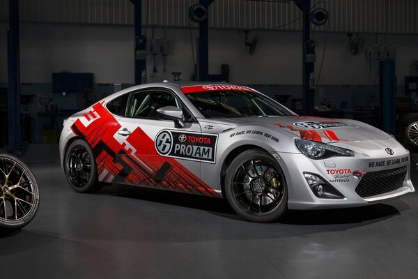 Beautiful Toyota racing car