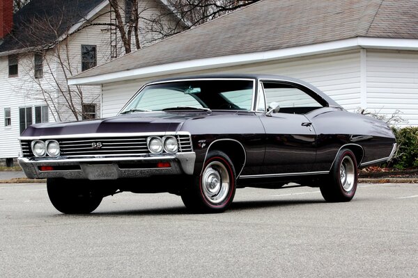 A black car like in a supernatural chevrolet impala