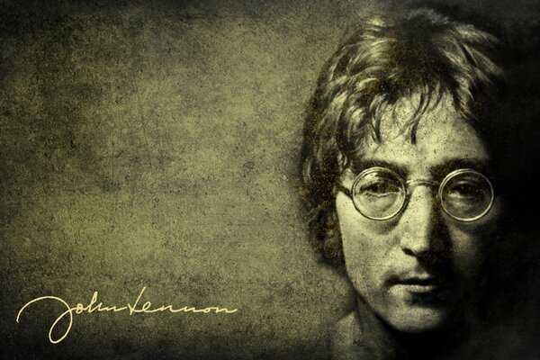 Portret legendarnego Johna Lennona