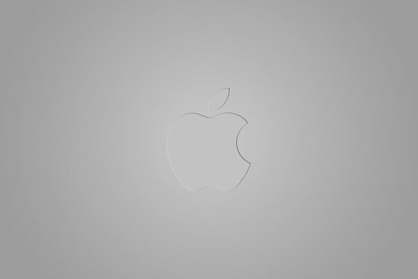 Logo noir et blanc de la marque Apple