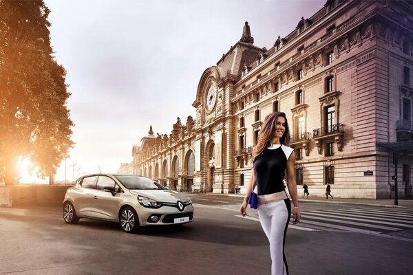 En algún lugar de las calles de París al amanecer