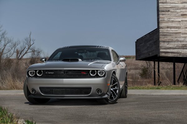 Dodge grigio, Challenger 2015 alla luce del giorno