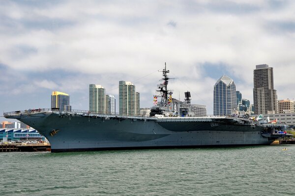 Porte-avions, uss midway maritime Museum à San Diego, Californie