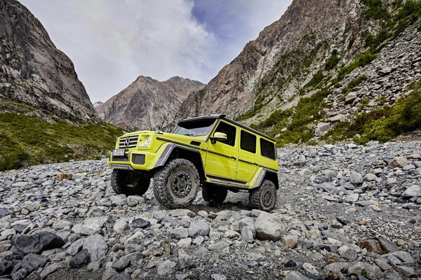 Mercedes benz G500 concept progettato per conquistare le vette