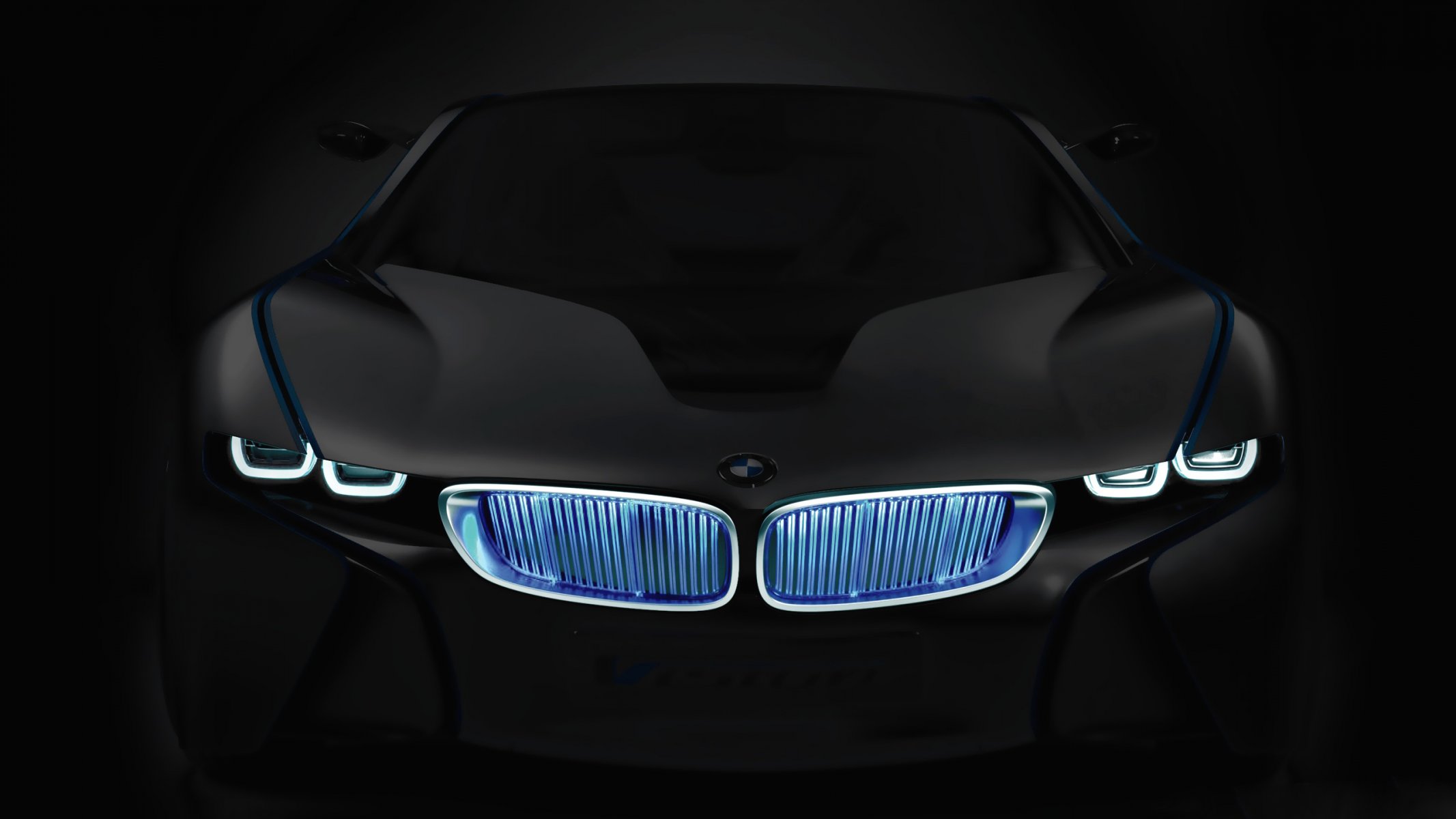 bmw i8 griglia fari boomer silhouette emblema