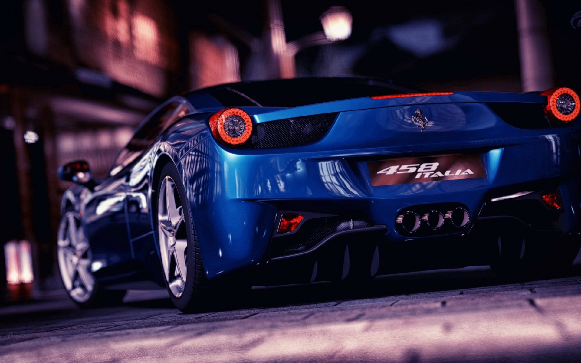 ferrari f458 italia azul