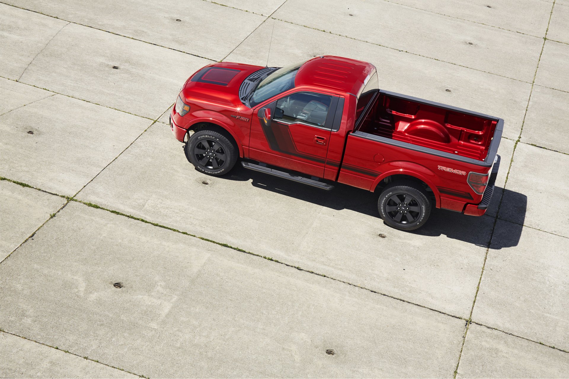 ford f-150 temblor rojo coche rojo