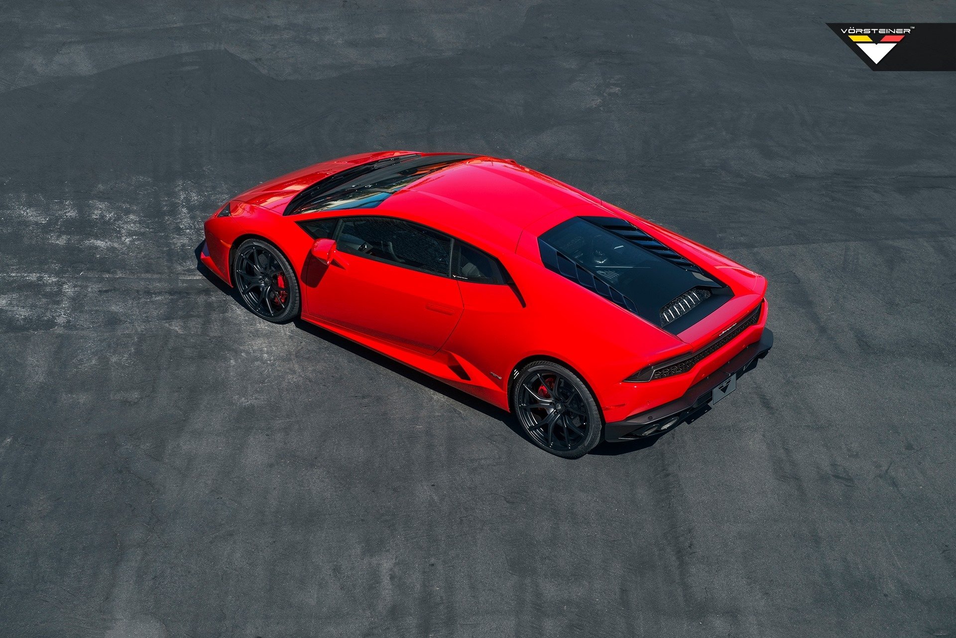 lamborghini huracan vorsteiner czerwone lamborghini tuning czerwony