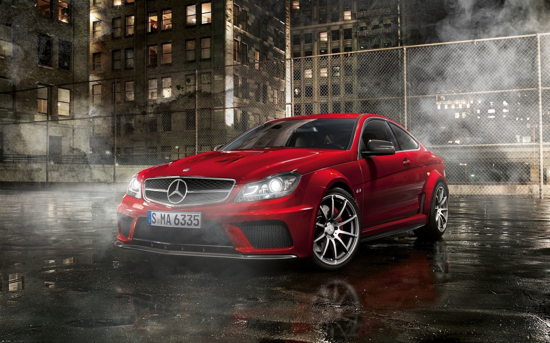 vehicles private red light amg car mercedes super car