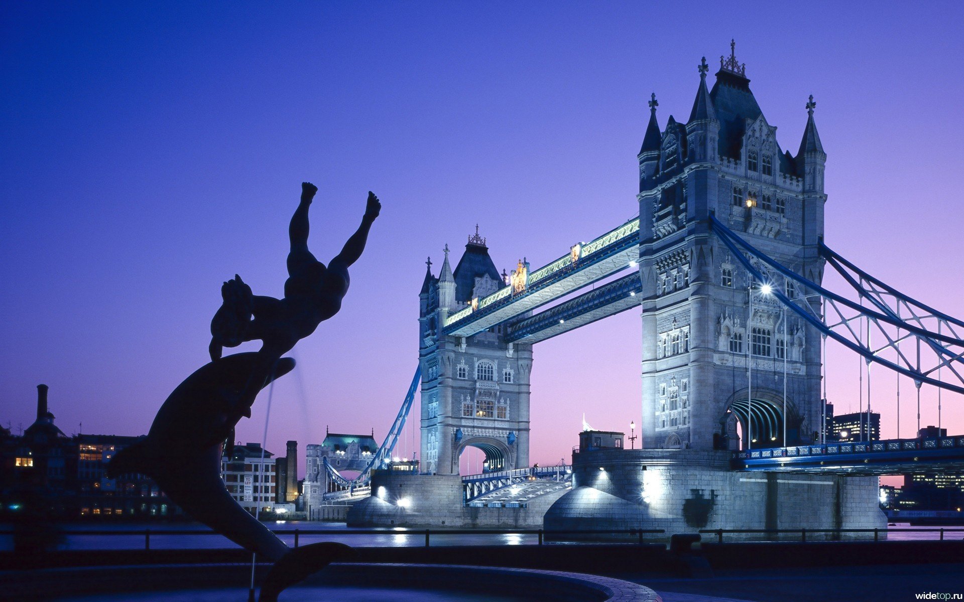 londra tramonto cielo fiume ponte scultura luci fontana foto statue cielo notturno luci della città